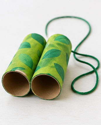 Finished Cardboard Binoculars