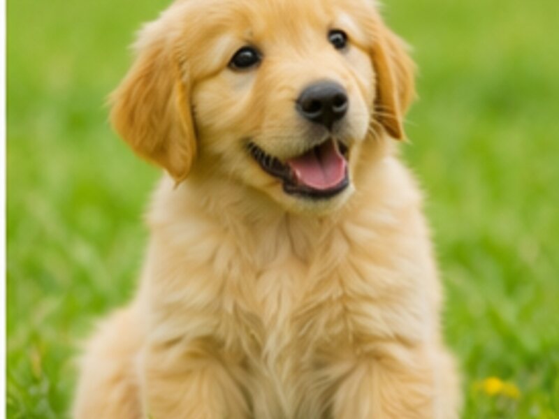 Golden puppy