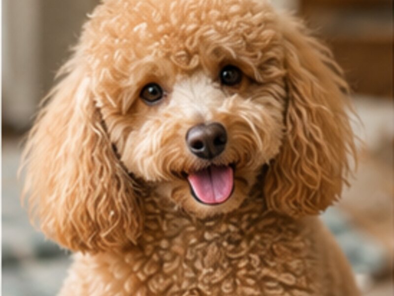 Curly poodle