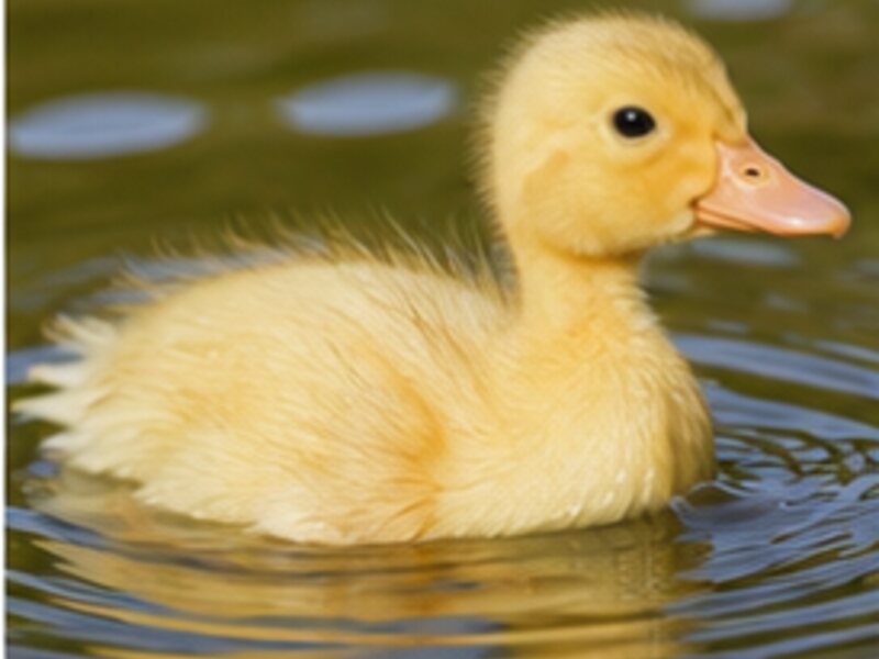 Pond duckling