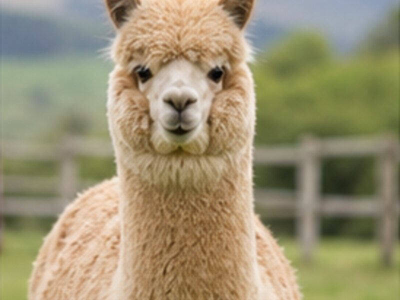 Gentle alpaca