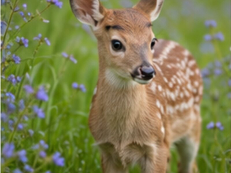 Spotted fawn
