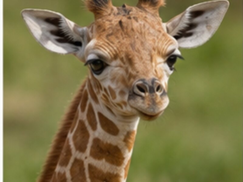 Giraffe calf