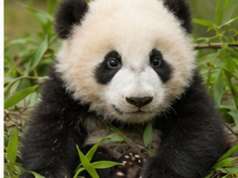 Young panda