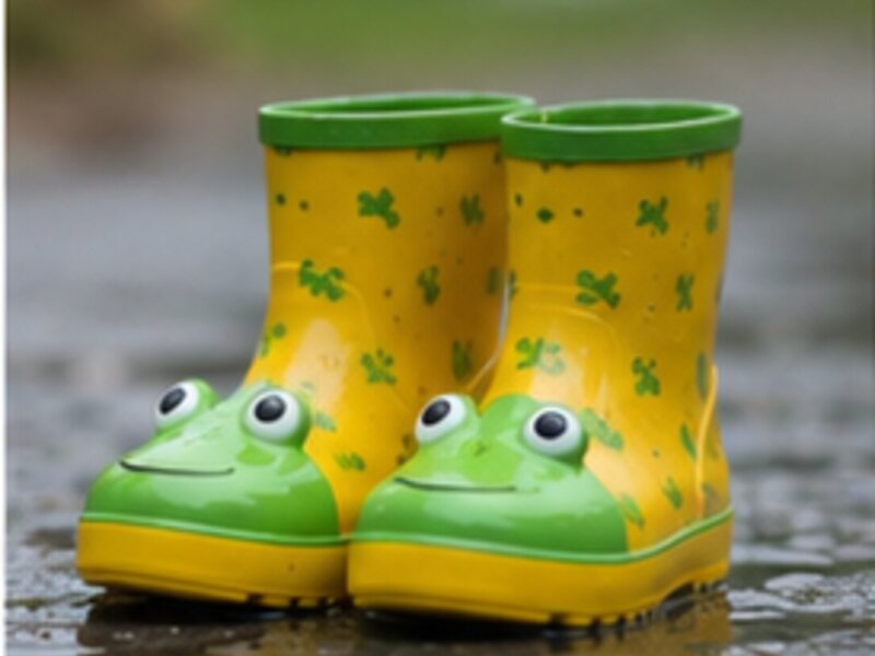 Tiny rain boots