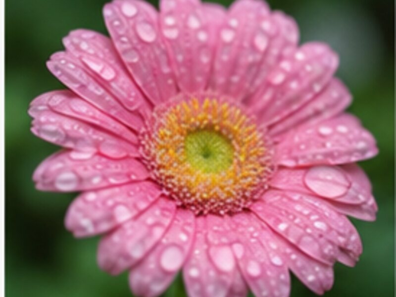 Rainy flower